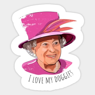 Elizabeth 2 Sticker